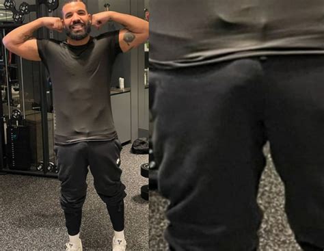 drake with his meat out